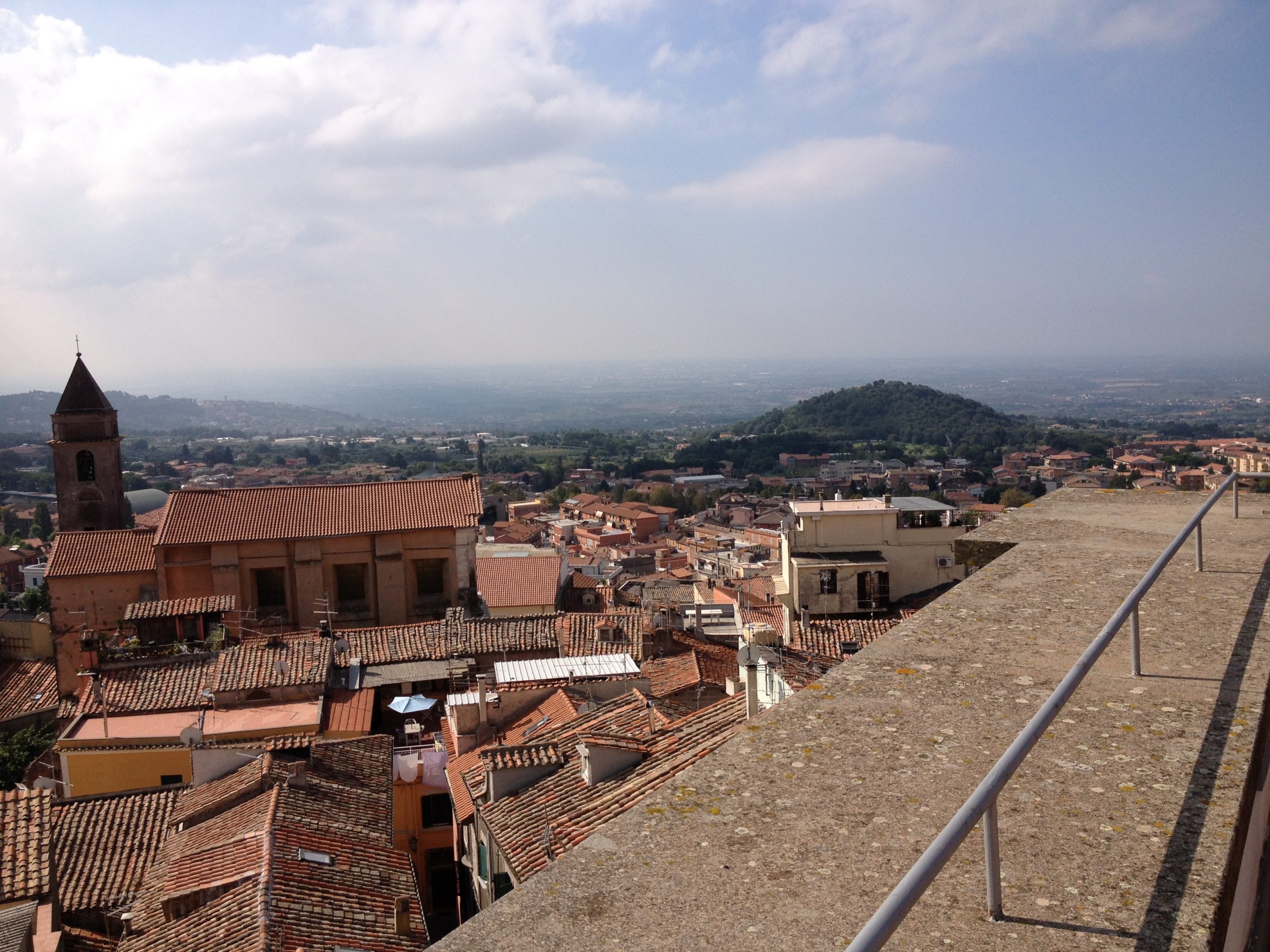 Vista dal terrazzo di Palazzo Sforza Cesarini