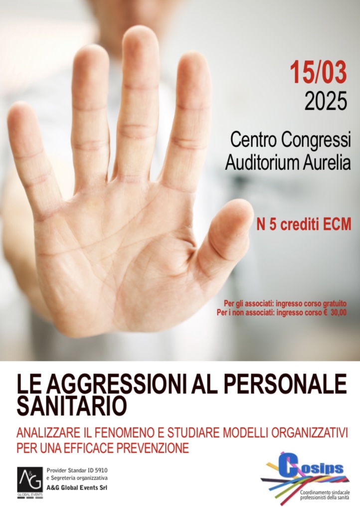 Assemblea Co.Si.P.S. con convegno ECM Sabato 15 Marzo 2025